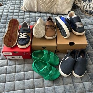 Lot of Toddler Boy Shoes sizes 5/6-6 and 7 UGG Sperry